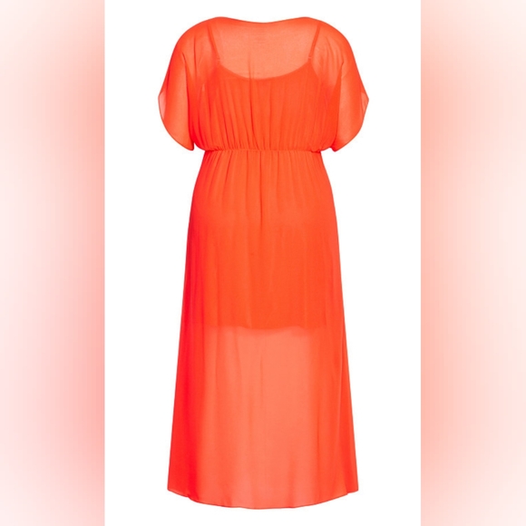 City Chic Spirited Maxi Dress in Flame - Picture 4 of 11